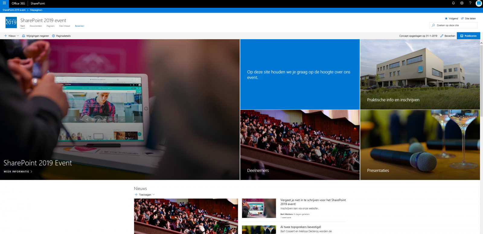 communication site sharepoint