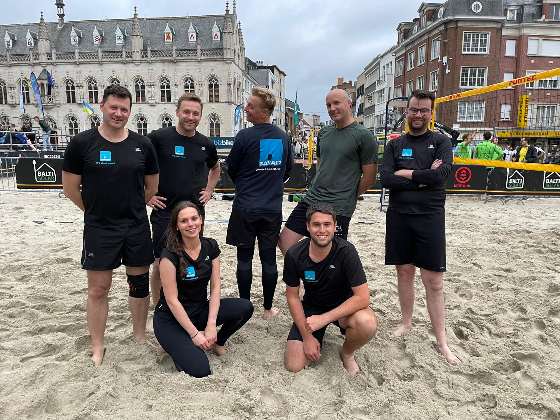 beachvollybal wedstrijd savaco sport