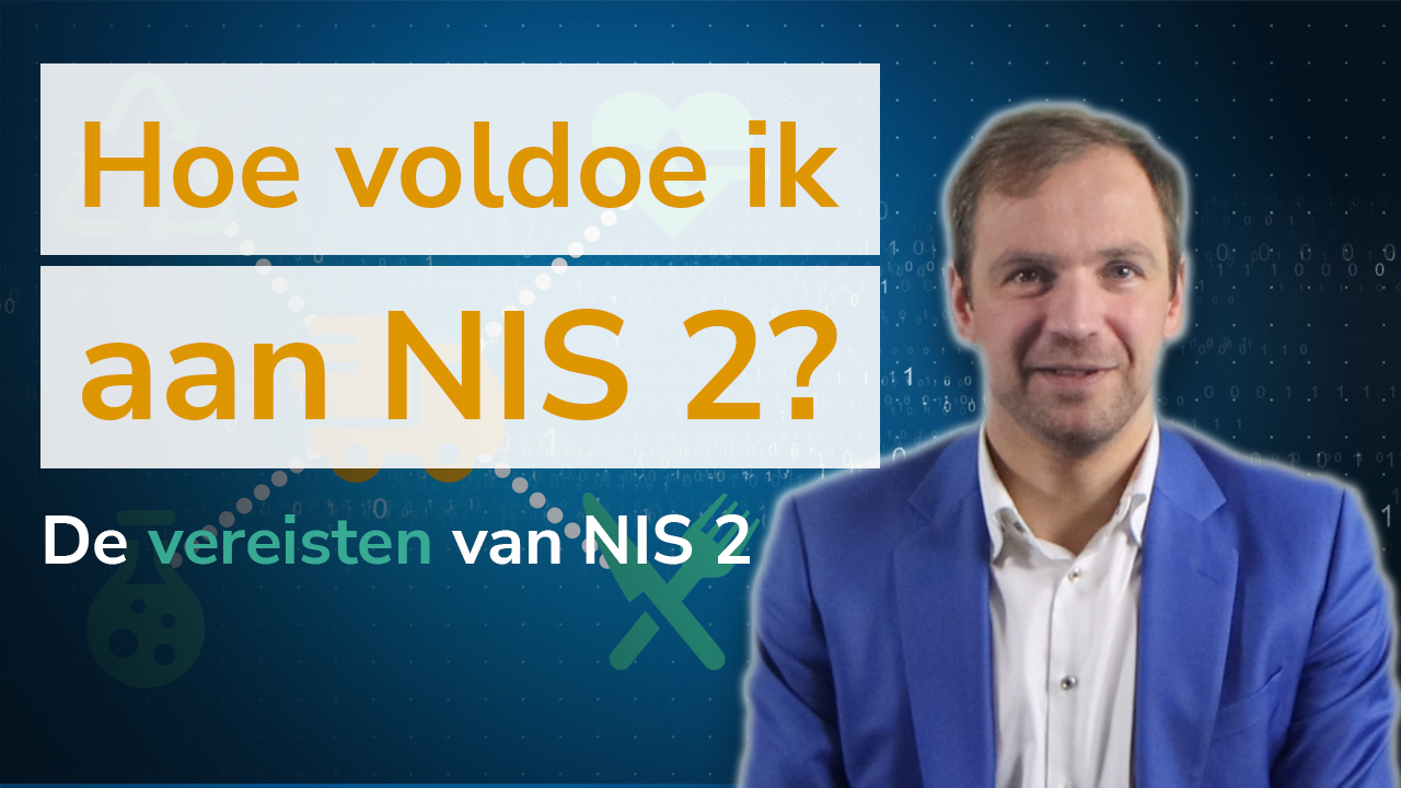 video thumbnail van video over hoe men voldoet aan NIS 2