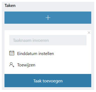 Planner taak maken