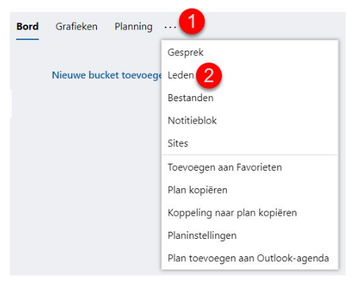 Planner leden toevoegen