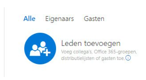Planner leden toevoegen