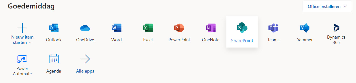Open SharePoint