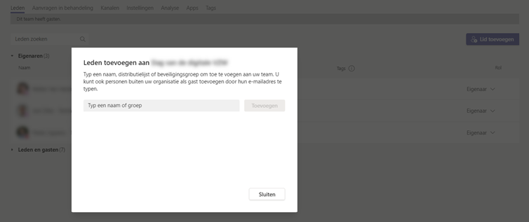 Teams bellen externe contact 3
