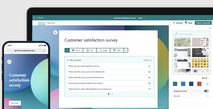 Microsoft forms